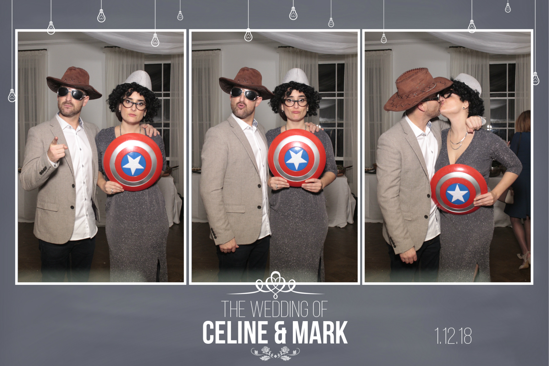 Mark and Celine's Wedding | View more photos from the event at gallery.myphotoboothexperience.co.uk/u/MyPhotoBoothExperienceLtd/Mark-and-Celines-Wedding